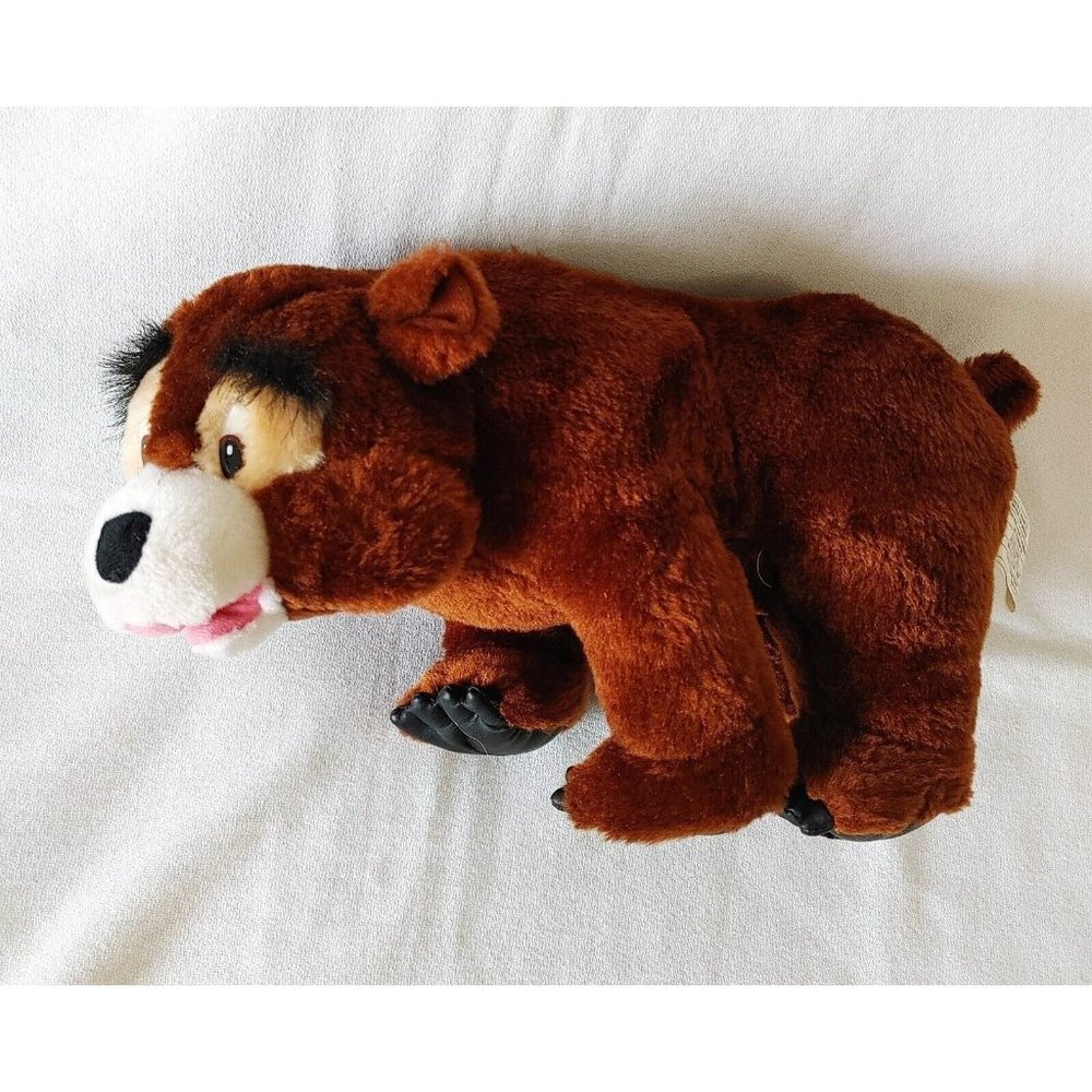 Vintage Classic Toy Company Bear  Brown Realistic Plush Stuffed Animal